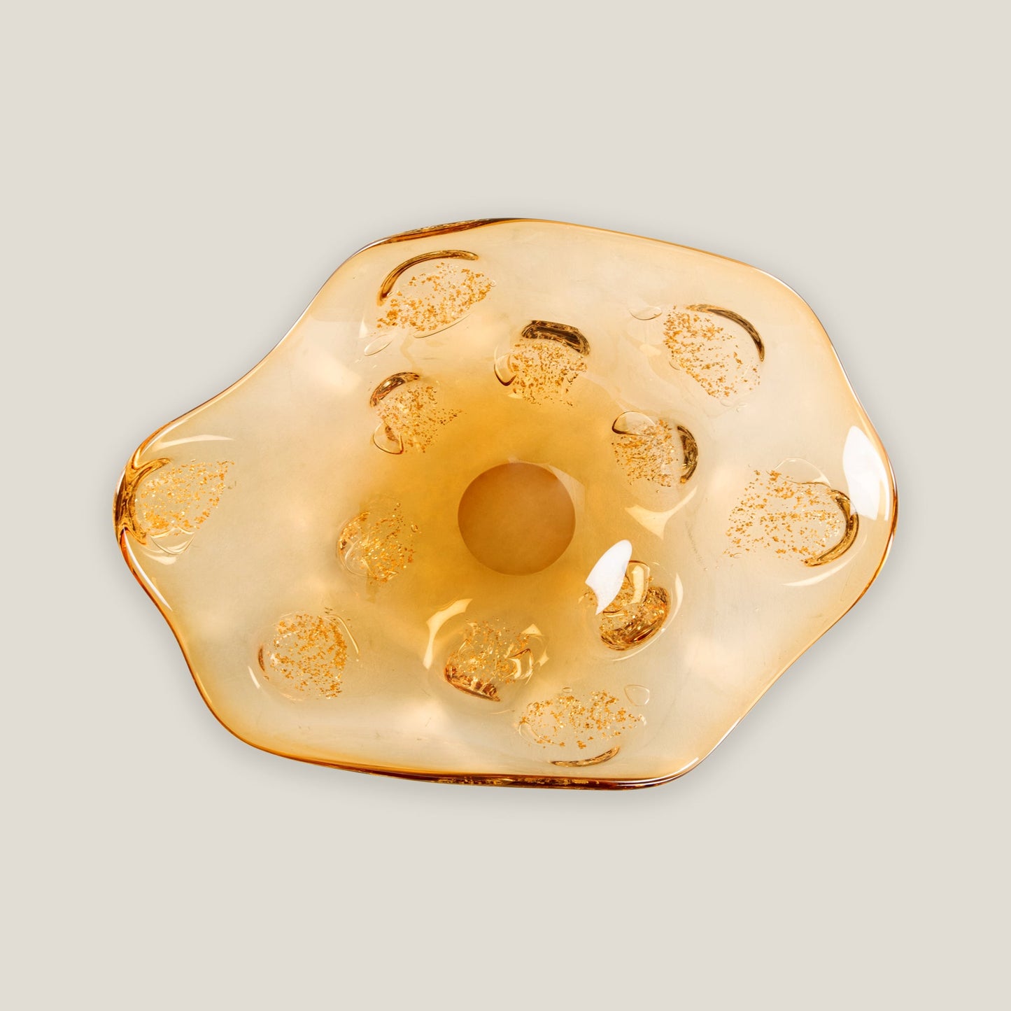 Soleil Amber Decor Platter