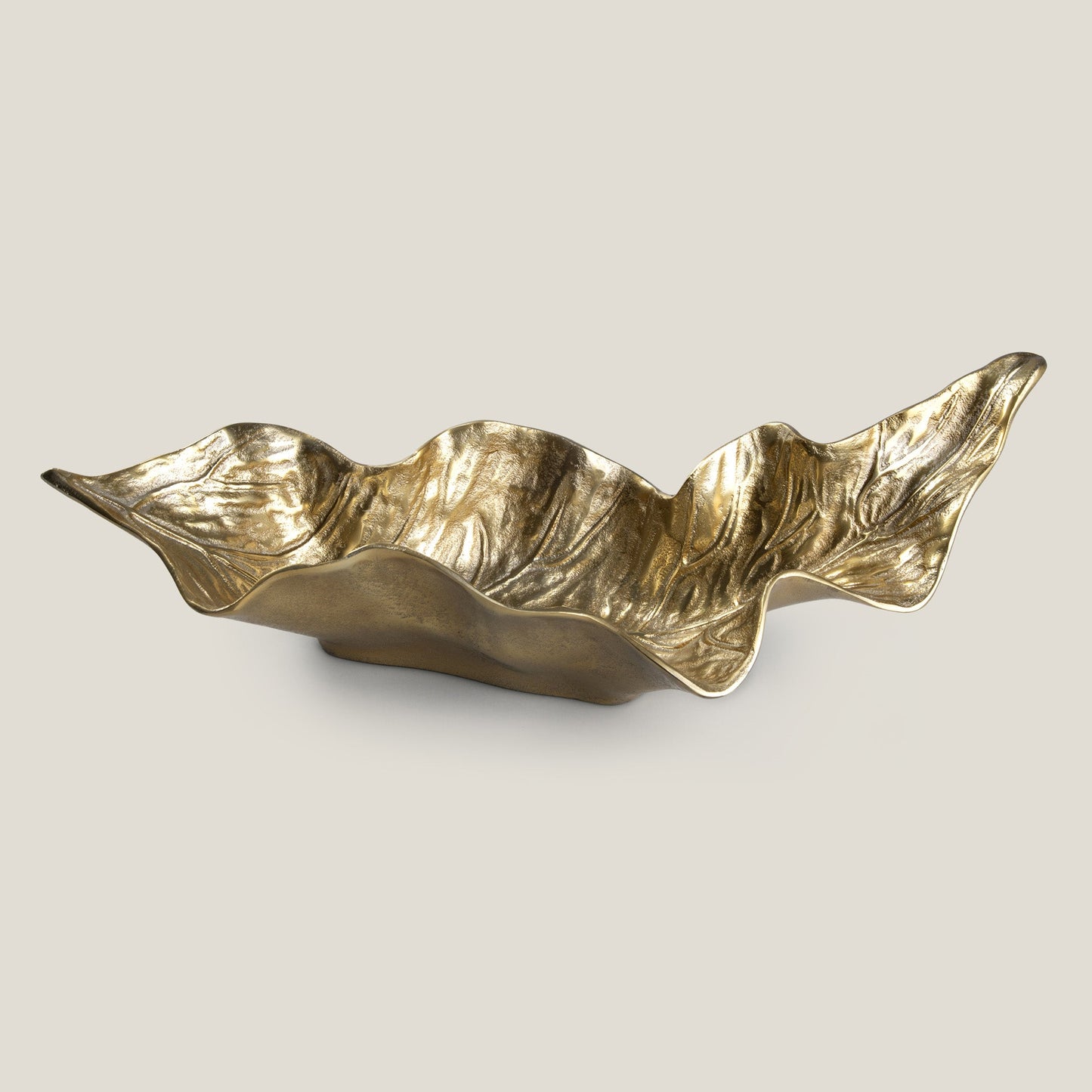 Folium Golden Decor Platter