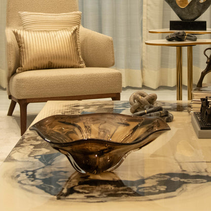 Sienna Brown Decor Bowl