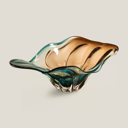 Mirage Blue & Brown Decor Platter