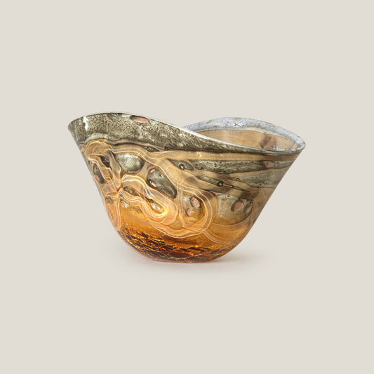 Sepia Brown Decor Bowl