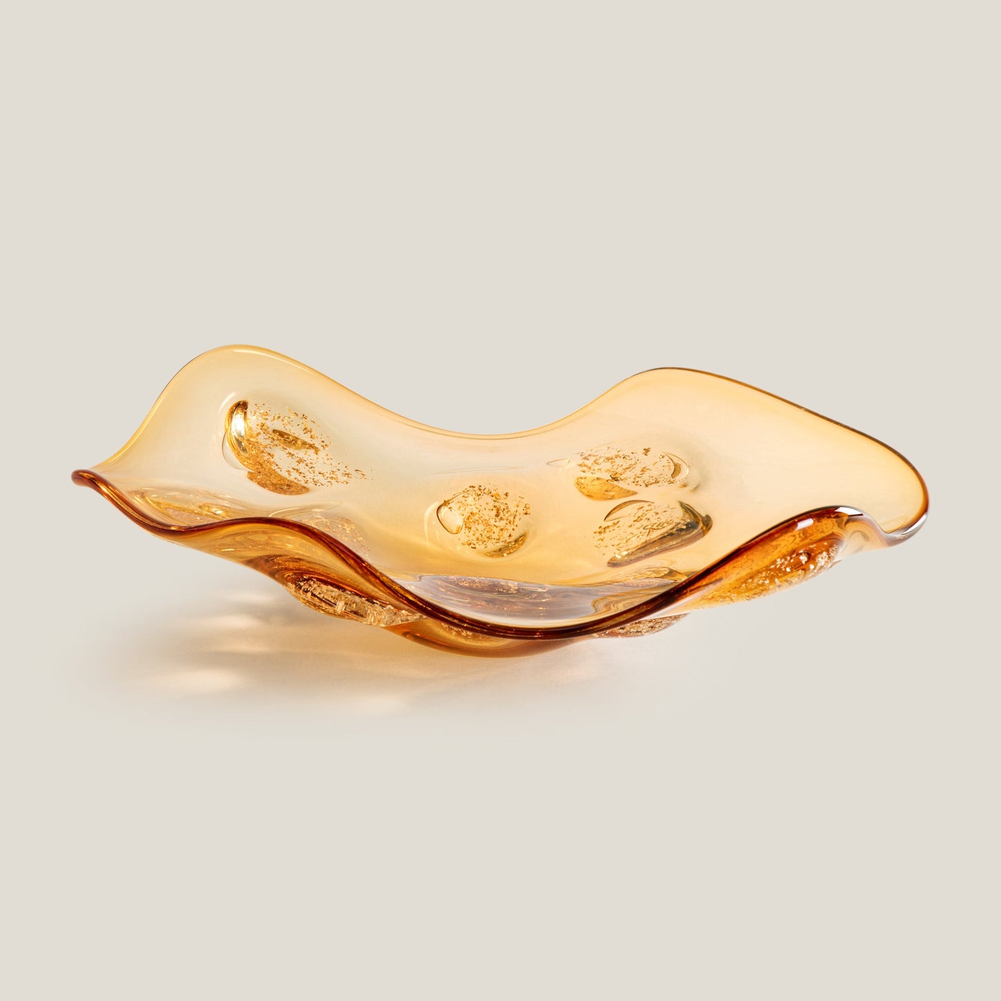 Soleil Amber Decor Platter