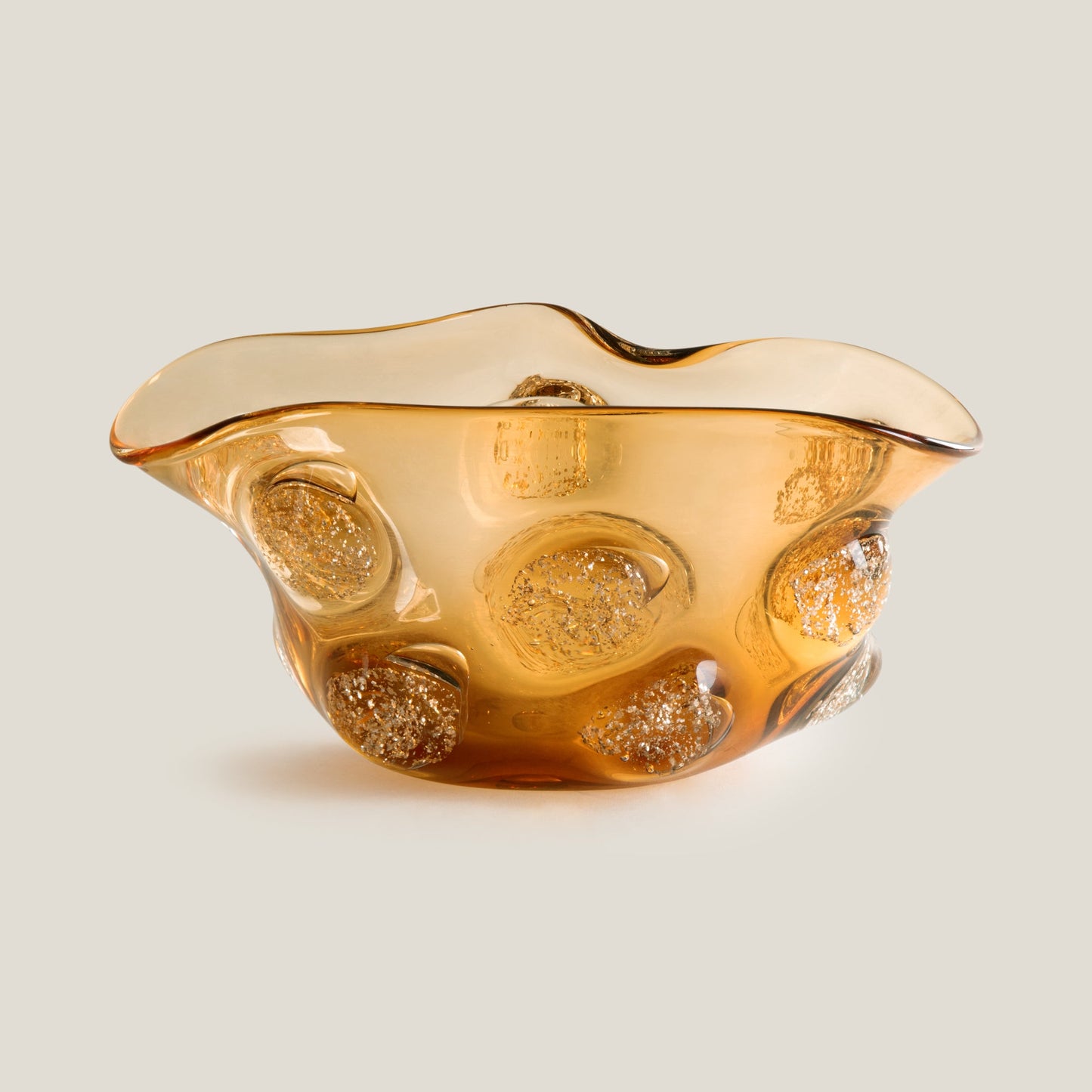 Soleil Amber Decor Bowl