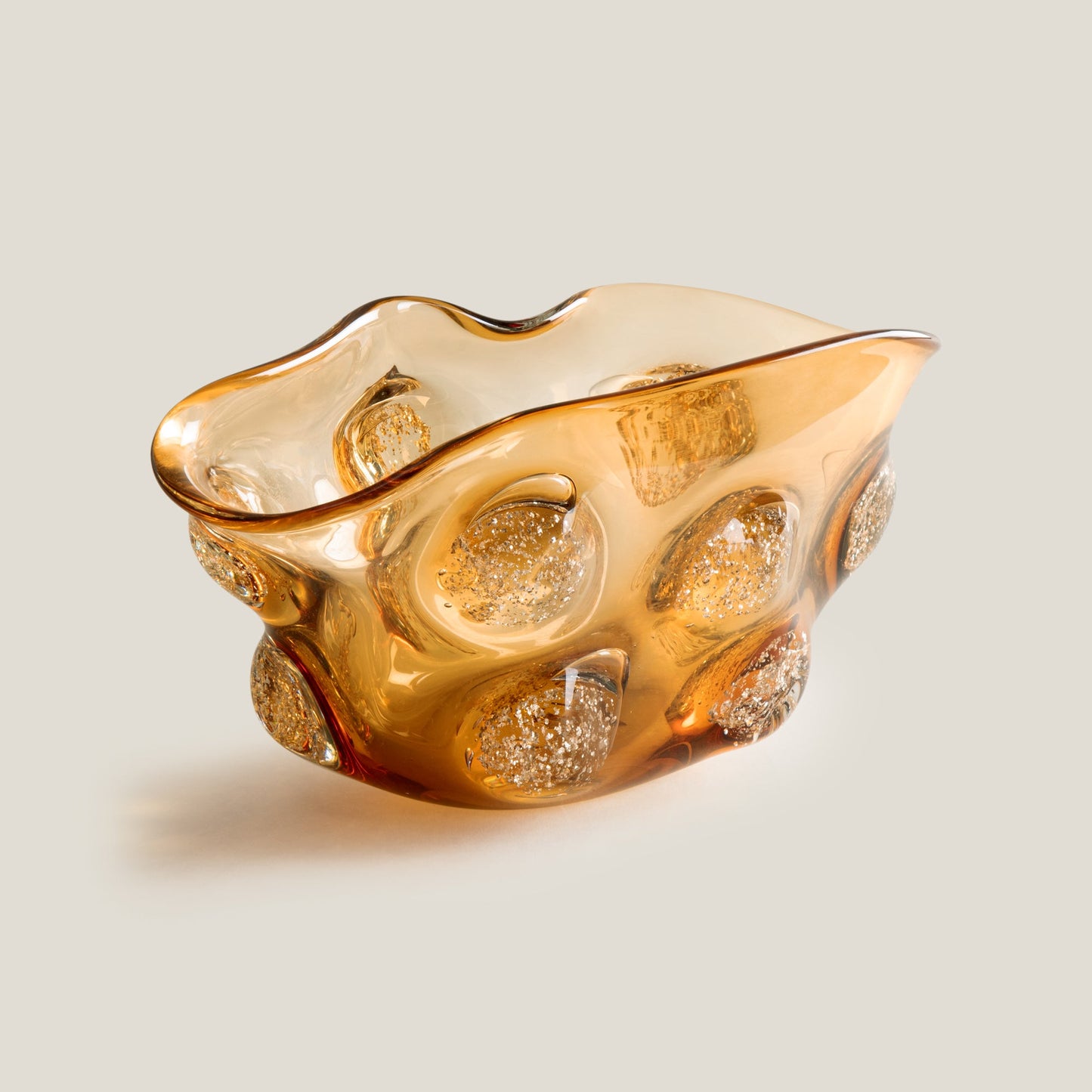 Soleil Amber Decor Bowl